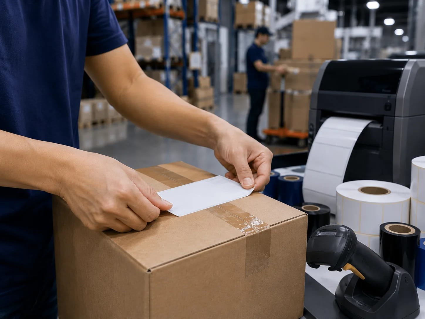 Etiquetagem para rastreabilidade em operação logística