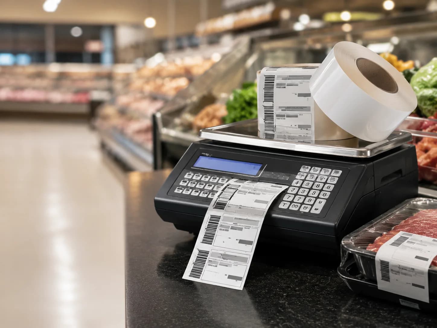 Etiqueta de balança para identificação de produtos
